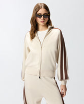 Sweat-shirt zippé avec logo Love Birds - | Pinko