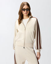 Felpa con zip e logo Love Birds - | Pinko