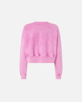 Krótka bluza z etykietką z logo - | Pinko