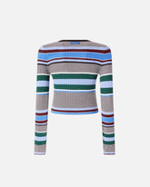 Pull à rayures multicolores - | Pinko