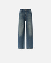 Jean loose avec fermetures zippées au dos - | Pinko
