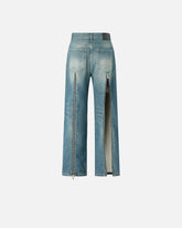 Jean loose avec fermetures zippées au dos - | Pinko