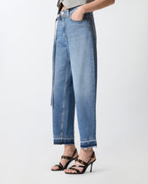 Jeans balloon effetto vissuto - | Pinko