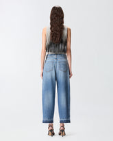 Balloon jeans with worn effect - | Pinko