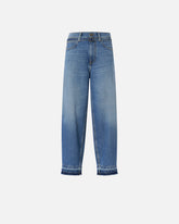 Balloon jeans with worn effect - Jasnoniebieski | Pinko