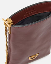 Étui pour smartphone à bandoulière en cuir - | Pinko