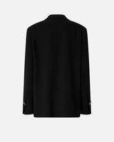 Veste flammée avec col à revers en satin - | Pinko