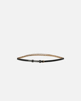 Cintura incrociata con borchie 1 cm - | Pinko