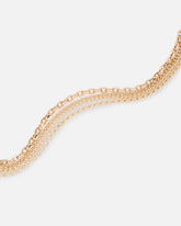 Studded belt with crossover effect, 1 cm - | Pinko