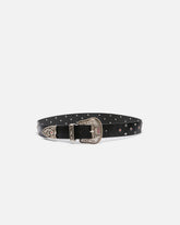 Ceinture cloutée en cuir 4 cm - | Pinko