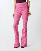 Pantalon évasé en dentelle - | Pinko