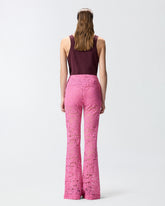 Pantalon évasé en dentelle - | Pinko