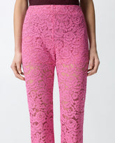 Pantalon évasé en dentelle - | Pinko