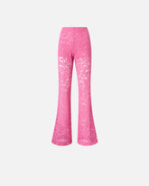 Pantalon évasé en dentelle - | Pinko