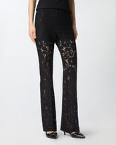 Pantalon évasé en dentelle - | Pinko