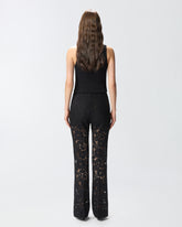 Pantalon évasé en dentelle - | Pinko