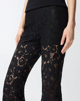 Pantalon évasé en dentelle - | Pinko