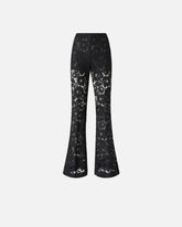 Pantalon évasé en dentelle - | Pinko