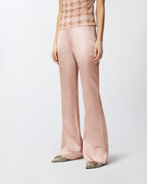 Pantaloni svasati in satin - | Pinko