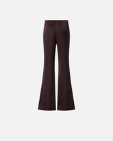 Pantaloni svasati in satin - | Pinko