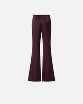 Pantaloni svasati in satin - | Pinko