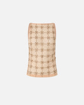 Sleeveless tulle top with crystals - | Pinko