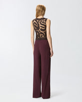 Top smanicato crochet geometrico - | Pinko