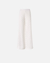 Trousers with openwork motif - | Pinko
