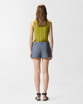 Shorts with topstitching - | Pinko