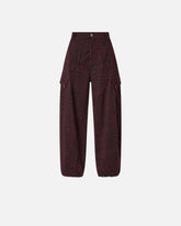Balloon trousers with animal motif - | Pinko