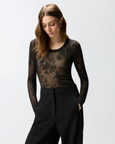 Floral lace sweater - | Pinko