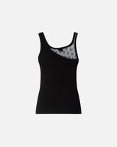 Vest top with Love Birds logo lace - | Pinko