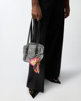 Cubic Bag fully rhinestoned crossbody bag - | Pinko