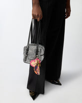 Kleine Umhängetasche Cubic Bag mit Strasssteinen - | Pinko