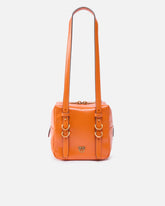 Borsa a tracolla piccola Cubic Bag in pelle shiny - | Pinko