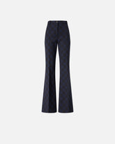 Pantaloni con motivo geometrico e floreale - | Pinko