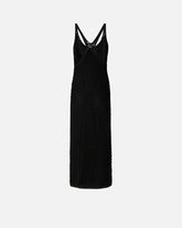 Vestido midi efecto ganchillo con lentejuelas - | Pinko