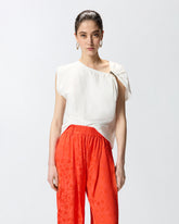 Top con dettaglio dorato - | Pinko