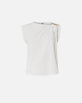 Top con dettaglio dorato - | Pinko