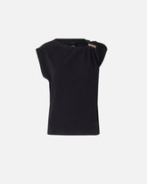 Top con dettaglio dorato - | Pinko
