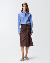Striped slim-fit shirt - | Pinko
