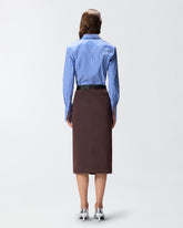 Chemise ajustée à rayures - | Pinko