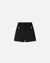 Shorts with jewel buttons - | Pinko