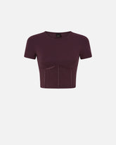 Top corset à manches courtes - | Pinko