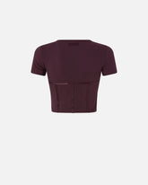 Bustier top with short sleeves - | Pinko