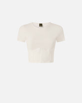 Bustier top with short sleeves - | Pinko