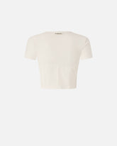 Bustier top with short sleeves - | Pinko