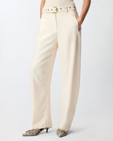 Pantaloni con cintura - | Pinko
