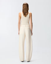Παντελόνι με ζώνη - Creamy-White | Pinko