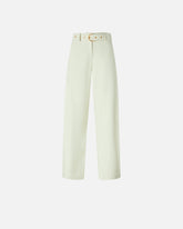 Pantalon ceinturé - Gris | Pinko